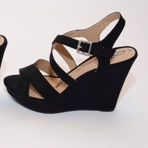 American Rag All black Wedge sandals